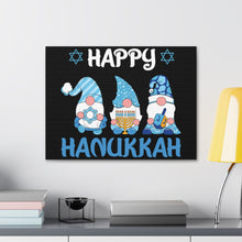 Happy Hanukkah Gnomes - Canvas Gallery Wraps