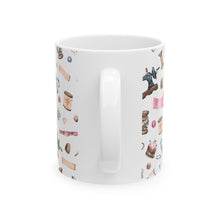 Sewing Elements White Ceramic Mug, (11oz, 15oz)