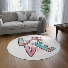 Sewing Love Round Rug