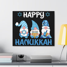 Happy Hanukkah Gnomes - Canvas Gallery Wraps