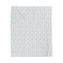 Outlined Sewing Elements Velveteen Plush Blanket