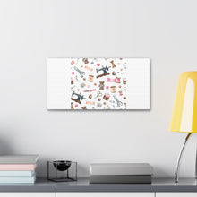 Sewing Elements White - Canvas Gallery Wraps