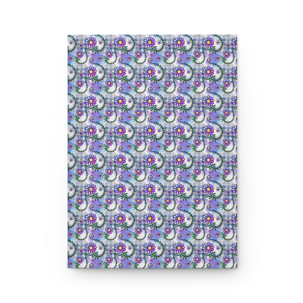 Floral Collage Pattern 2 Hardcover Journal Matte