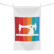Retro Sewing Machine Microfiber Tea Towel