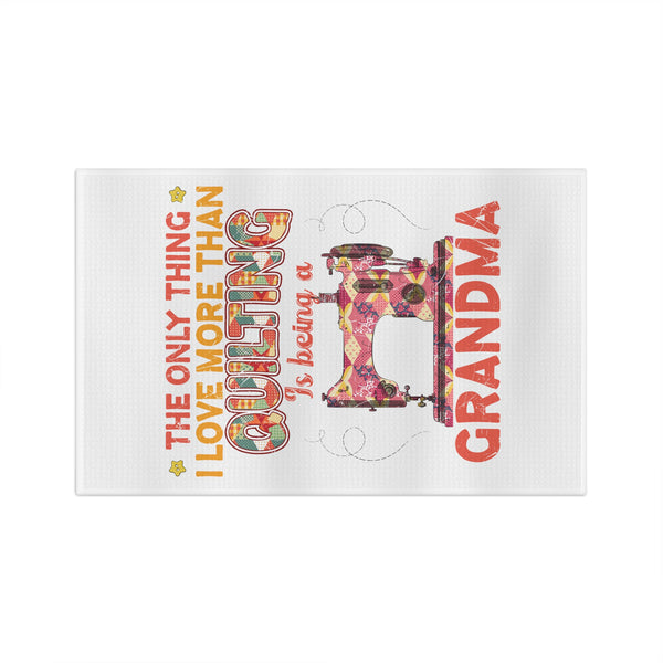 Quilting Grandma Microfiber Tea Towel