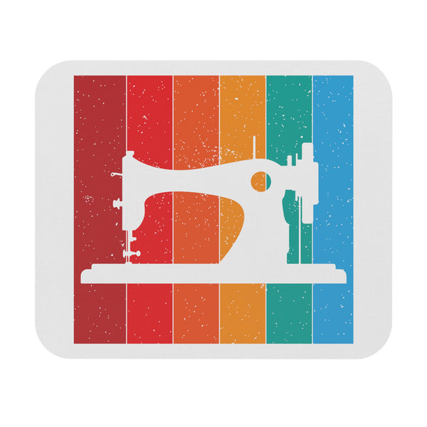 Retro Sewing Machine Mouse Pad (Rectangle)