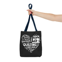 Quilting Word Cloud Tote Bag