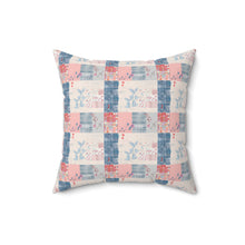 Sew Sweet Sewing Patchwork 2 Spun Polyester Square Pillow