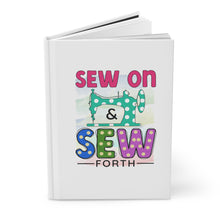 Sew On & Sew Forth Cloud Hardcover Journal Matte