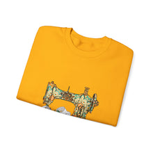 Retro Gorgeous Sewing Machine Unisex Heavy Blend™ Crewneck Sweatshirt