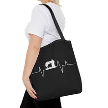 Sewing Machine Heart Beat Sewing Tote Bag