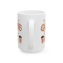 Quilting and Coffee Ceramic Mug, (11oz, 15oz)