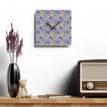 Packed Watercolor Buttons Acrylic Wall Clock