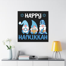 Happy Hanukkah Gnomes - Canvas Gallery Wraps