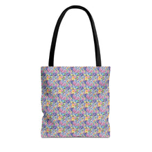 Packed Watercolor Buttons Tote Bag