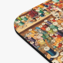 Watercolor Sewing Supplies 10 Mouse Pad (Rectangle)