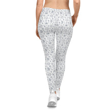 Outlined Sewing Elements Casual Leggings