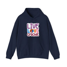 Live Love Crochet Unisex Heavy Blend™ Hooded Sweatshirt