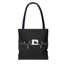 Sewing Machine Heart Beat Sewing Tote Bag