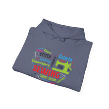 Colorful Sewing Word Cloud Unisex Heavy Blend™ Hooded Sweatshirt