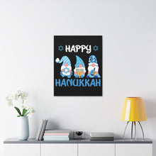 Happy Hanukkah Gnomes - Canvas Gallery Wraps