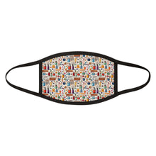 Watercolor Sewing Supplies 1 Fabric Face Mask