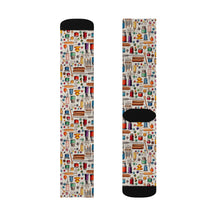 Watercolor Sewing Supplies 1 Socks