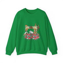 Retro Gorgeous Sewing Machine Unisex Heavy Blend™ Crewneck Sweatshirt