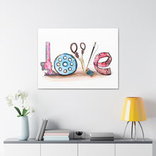 Sewing Love - Canvas Gallery Wraps