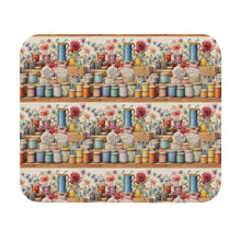 Watercolor Sewing Supplies 2 Mouse Pad (Rectangle)