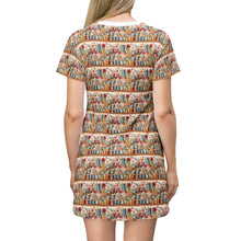 Watercolor Sewing Supplies 2 T-Shirt Dress