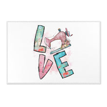 Sewing Love Area Rugs - White