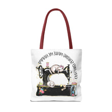 Cats and Sewing Tote Bag