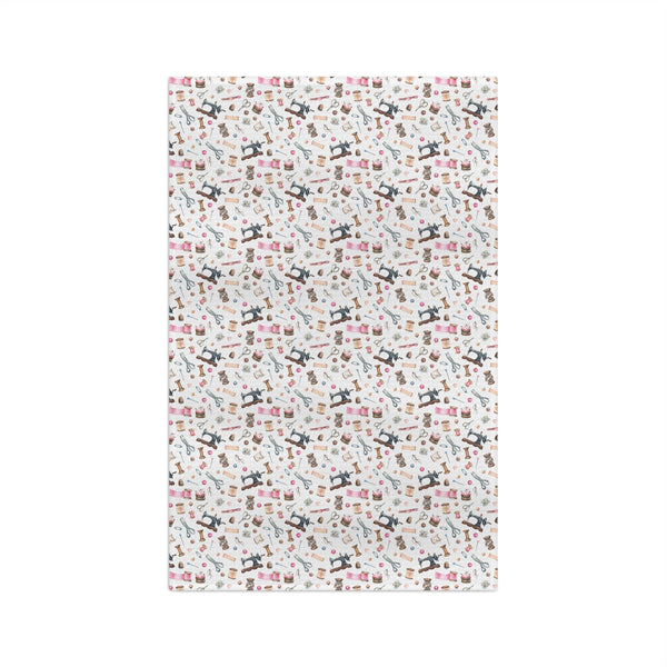 Sewing Elements White Microfiber Tea Towel