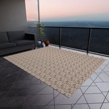 Watercolor Sewing Supplies 1 Outdoor Rug