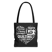 Quilting Word Cloud Tote Bag