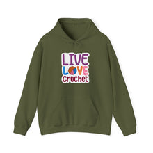 Live Love Crochet Unisex Heavy Blend™ Hooded Sweatshirt