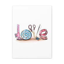 Sewing Love - Canvas Gallery Wraps