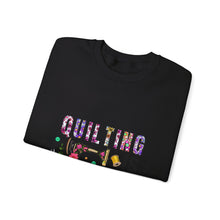 Floral Quilting is My Therapy Unisex Heavy Blend™ Crewneck Sweatshirt