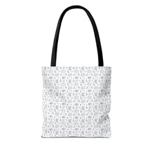 Outlined Sewing Elements Tote Bag