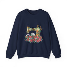 Retro Gorgeous Sewing Machine Unisex Heavy Blend™ Crewneck Sweatshirt