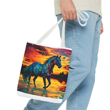 Colorful Modern Horse Tote Bag