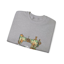 Retro Gorgeous Sewing Machine Unisex Heavy Blend™ Crewneck Sweatshirt