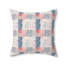 Sew Sweet Sewing Patchwork 2 Spun Polyester Square Pillow