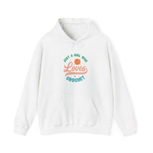 Just A Girl Crochet Unisex Heavy Blend™ Hooded Sweatshirt