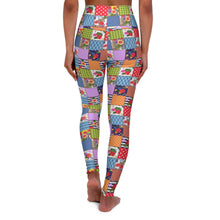 Quilt Pattern 2 High Waisted Yoga Leggings