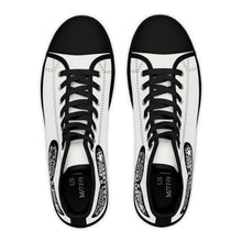 Black Sewing Word Cloud Women's High Top Sneakers