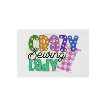 Crazy Sewing Lady Outdoor Rug