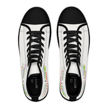 Colorful Sewing Word Cloud Women's High Top Sneakers