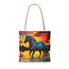 Colorful Modern Horse Tote Bag